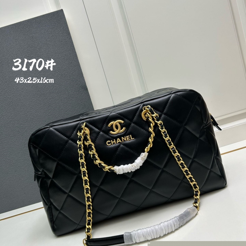 Ch*el top handle bags